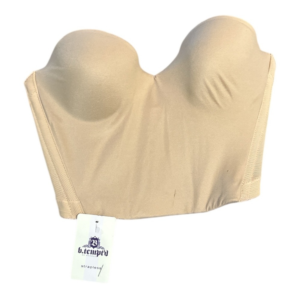 B.tempt’d by Wacoal Women’s Beige Strapless Bustier Bra, Size 32B, NWT